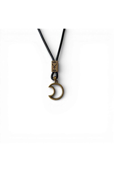 Hedea Antique Crescent Talisman Necklace