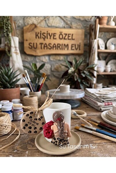 sutasarimevi [Kişiye Özel Tasarım] El Yapımı Hediyelik İsimli Leopar Kız