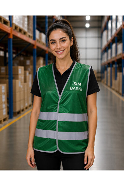 Teknik Reflective Warning Vest (Name Printed)