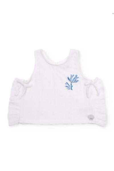 Tuc Tuc Girl's Bow Detailed T-Shirt 2-8 Years White