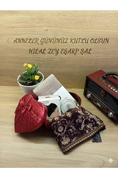 HİLALZEY ESARP SAL Annler günü hediyesi eşarp şal kalp kutu❣️