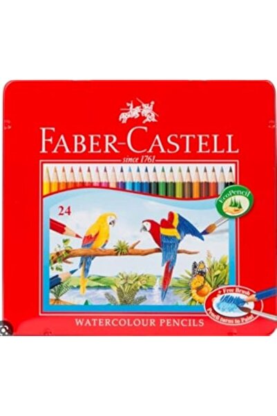 Generic Watercolor 24 colors in a flat tin case from Faber-Castell