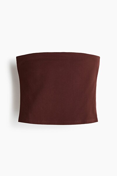 H&M Pamuklu Straplez Üst