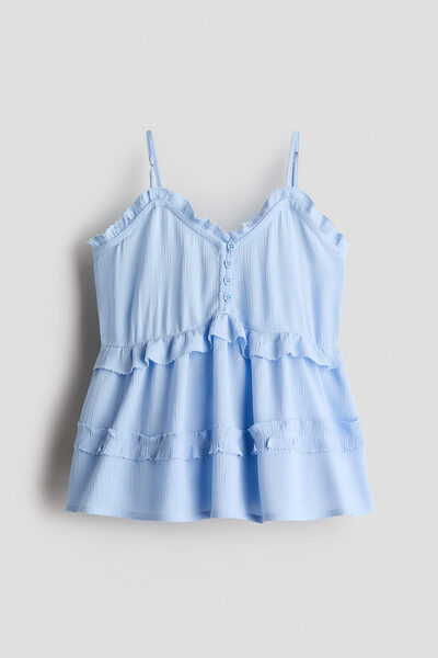 H&M Fırfırlı Viskoz Üst