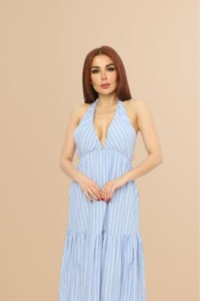 2TRENDY فستان صيفي نيلي