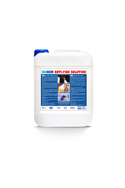 Isonem Anti-fire Solution 5 L Alev Almaz ve Yanmaz Solüsyon