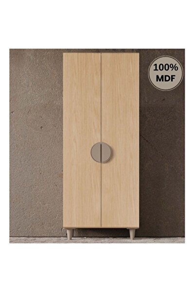 comiet Ladin 2 Kapak Mdf Ayaklı Tasarım Gardırop