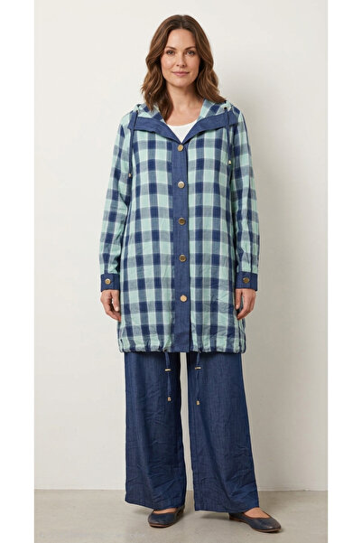 Semina Kadın tesettür büyük beden pantolonlu 3lü takım