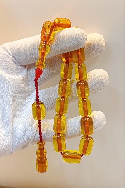 hobihanem 10,5*15,5mm 17 Habbe Zeyzun Usta İşçilikli Hitame İmzalı Osmanlı Be...