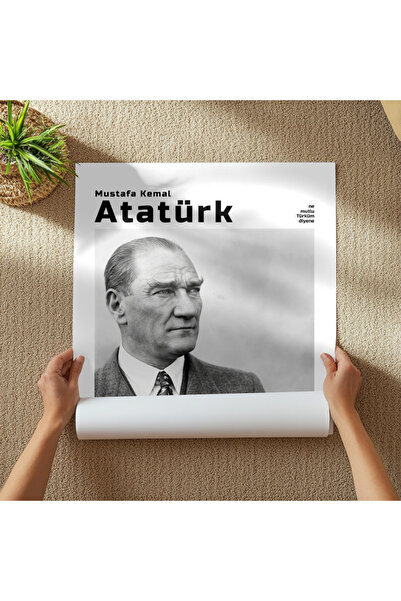 Pixaflair - Mustafa Kemal Atatürk - Çerçevesiz Poster
