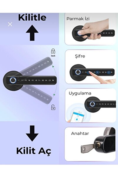 moorgen Akıllı Kilit Oda Kilidi (ALMAN KALİTESİ)