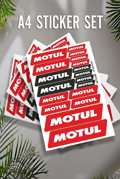 Biz Dijital Motul A4 Etiket