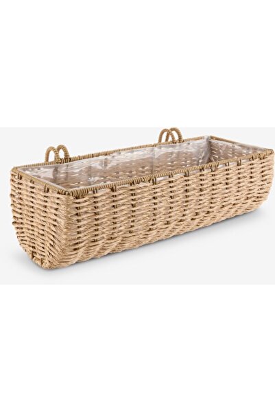RootRise Balkon saksısı KUBB G18xU50xY16 doğal