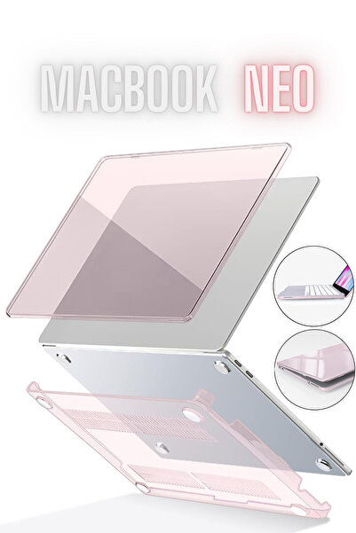 TEKNETSTORE Macbook Neo 13 inç A3404 Uyumlu Kılıf Kristal Kapak Şeffaf Parlak...