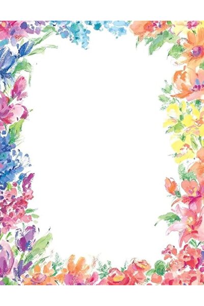 Great Papers! Bright Floral Letter Paper, 80 Count, 8.5 x 11 Inch (2014333)