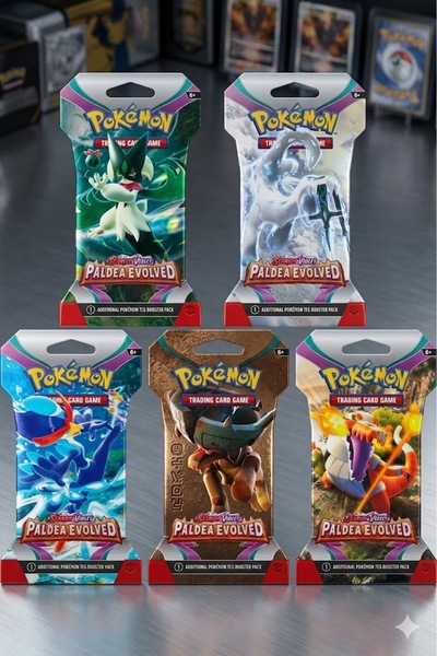 Pufline Pokémon TCG: Drapion V Metal Kutu (Tin) ve Paldea Evolved Paketleri