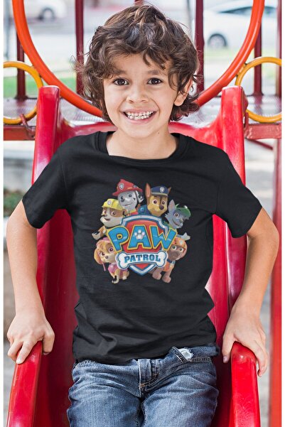 SEVBANO Tricou pentru copii cu imprimeu Paw Petrol, unisex, cu desene animate...