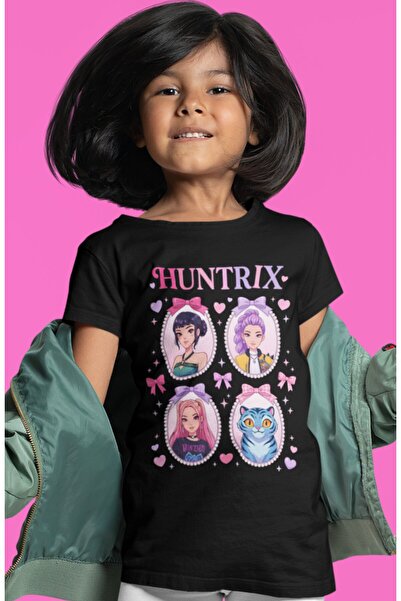 SEVBANO Huntrix Kpop Demon Hunters Rumi Mira Zoey Baskılı Unisex Film Çocuk T...