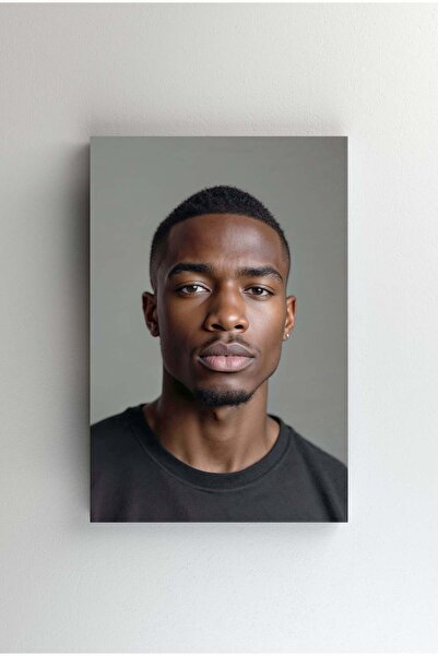 Efect Canvas Tablou Canvas - Portret barbat tanar frizura noua