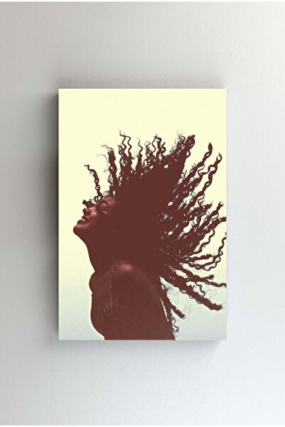 Efect Canvas Tablou Canvas - Portret stil retro par afro dinamic
