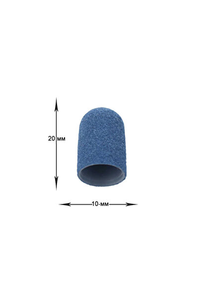 Clearance Freză de pedichiură tip cap Multibor, albastră – 10 mm, granulație ...
