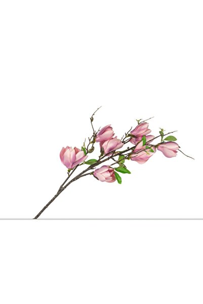esdekor Pembe Yapay Manolya 94cm DEKORASYON ÇİÇEK