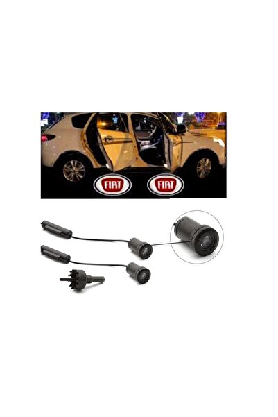 BoostZone Fiat Uyumlu Yedek Parça Kapı Altı Delmeli Hayalet Logo