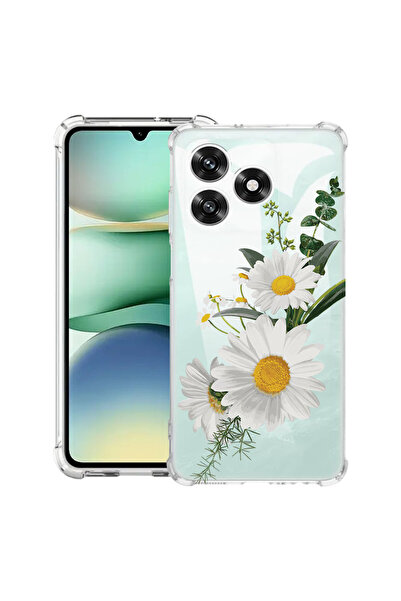 bestcase Противоударен калъф за Xiaomi Redmi 13, Флорален - Минималистична ма...