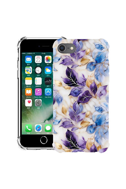 bestcase Husă Antișoc pentru Apple iPhone SE 3 / SE 2 / 8 / 7, Florală - Lale...