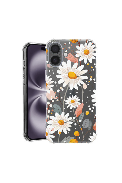 bestcase Husă Antișoc pentru Apple iPhone 17, Florală - Margarete, 2052024 AS...
