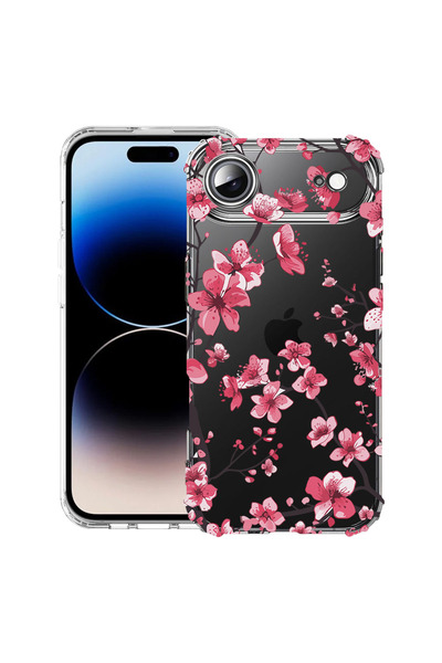 bestcase Husă Antișoc pentru Apple iPhone 17 Air, Florală - Floare de cireș, ...