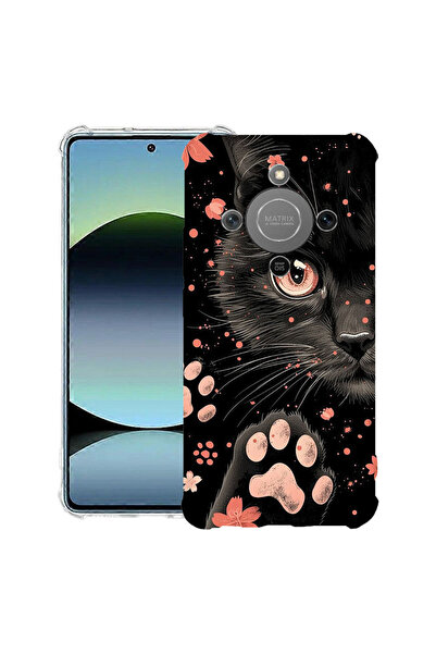bestcase Αντικραδασμική Θήκη για Honor Magic8 Lite, Μαύρη Γάτα, 3128364 AS 2014