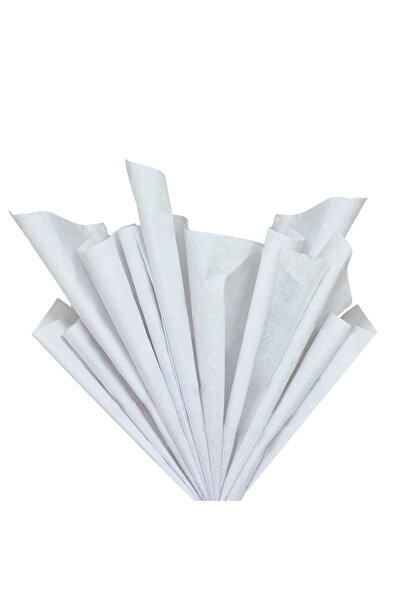 Papette Set 500 bucăți Hârtie de mătase 28g SNOW WHITE–50x75cm