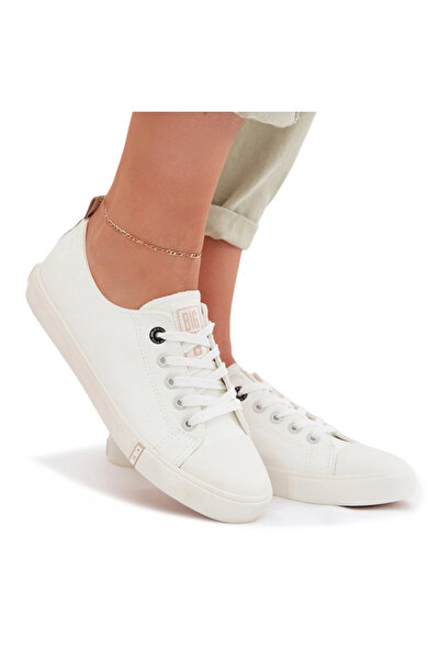 Big Star Shoes Adidași de damă din piele Big Star TT274023 Alb 38