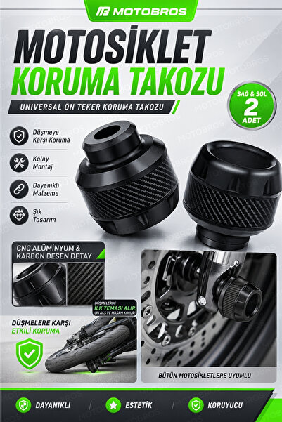 Motobros Motosiklet Aks Koruma Takozu Üniversal Motosiklet Ön Teker Takozu - ...