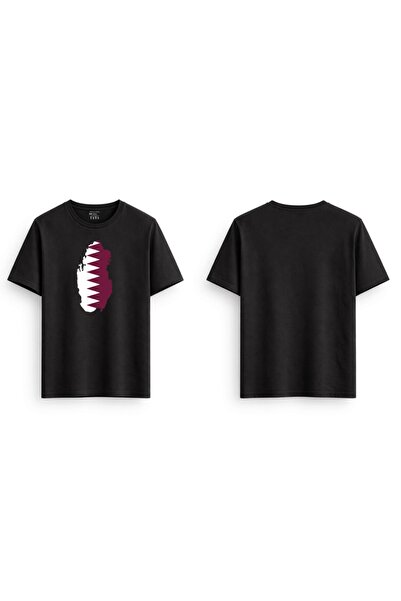 Rabona Fashion Qatar Outline Minimal Kids T-Shirt