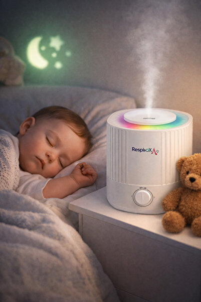 Respirox AirX-One Ultrasonik Nemlendirici 2.5L | Sessiz & LED Işıklı