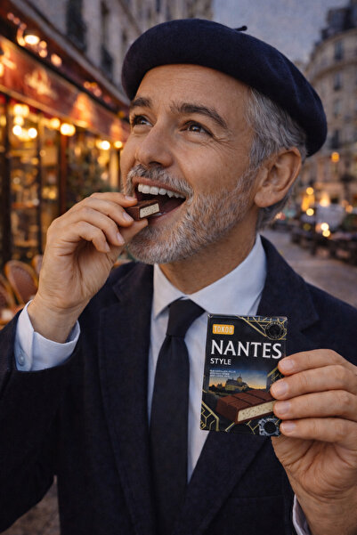 Tokoo Nantes: 30g*5 ad Bisküvi parçalı krema dolgulu sütlü çikolata