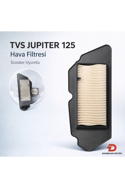 TVS Jupiter 125 Uyumlu Hava Filtresi - Yüksek Performanslı Scooter Filtre Ele...