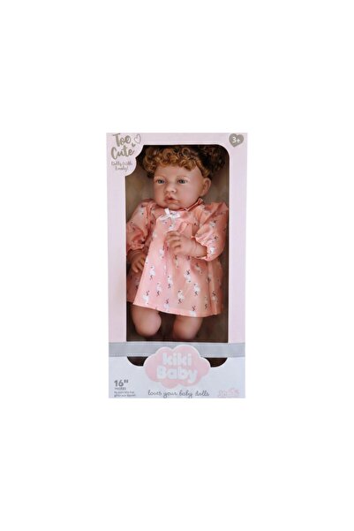 TUFY TOYS KİKİ BABY KIVIRCIK SAÇLI GERÇEKÇİ OYUNCAK BEBEK