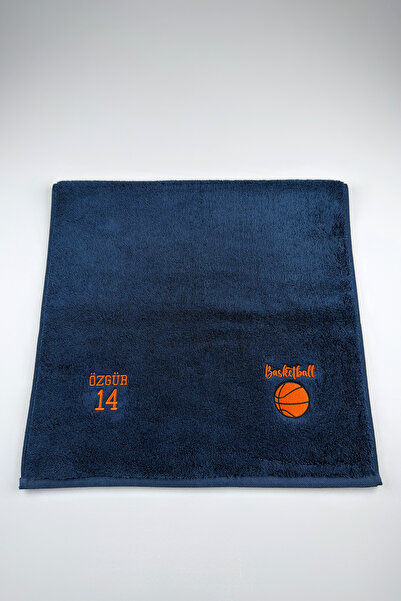 RunGear Up Kişiye Özel İsim ve Numara Yazılı Basketbol Nakışlı Spor Havlu - %...