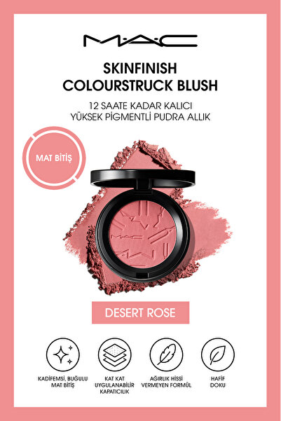 M.A.C Skinfinish Colourstruck Blush 12 Saate Kadar Kalıcı, Yüksek Pigmentli P...