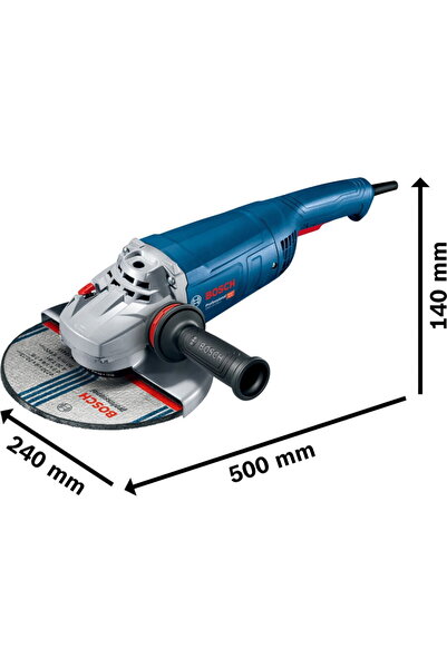 Bosch Polizor unghiular GWS 22-230 J, 2200W, cu disc de taiere inclus, 6500rp...