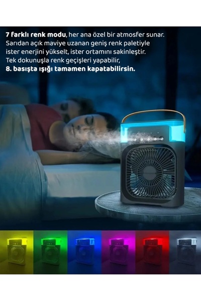KATJMER KTFN-21 BUHARLI USB ŞARJLI FAN