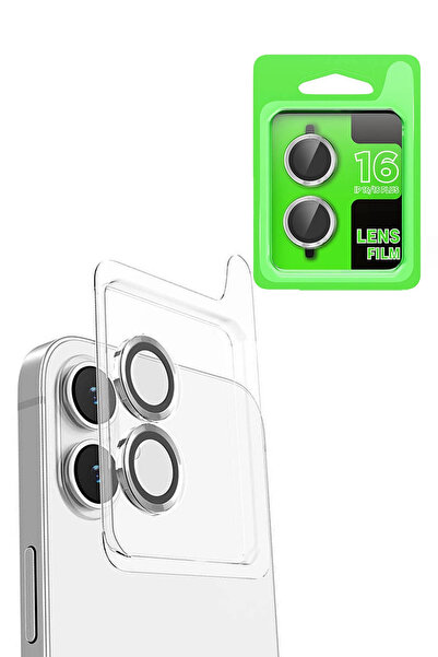 NewFace Ilkeshop New iPhone 16 Plus Raze Metal Camera Lens (162634) - White