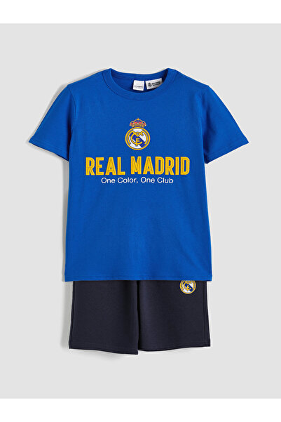 LC Waikiki Set de pantaloni scurți imprimați Real Madrid pentru băieți