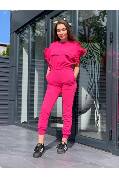 RAMONA BADESCU Costum Havana - roz, mărime universală, S-M