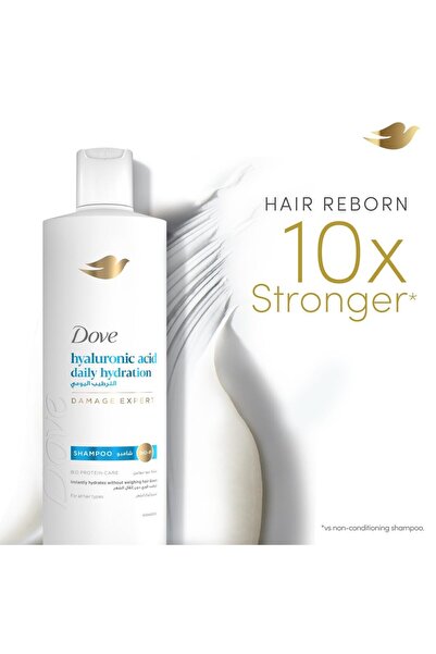 Dove (Dove) hyaluronic acid daily hydration DAMAGE EXPERT SHAMPOO 350 ml