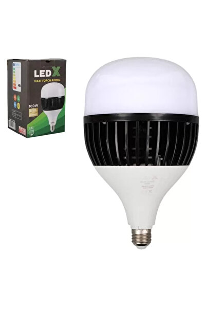 LEDX Al-Th100 Akım Koru 9000 Lüm E27 Duy 100W Yaz Maxi Kristal Tor Led Aul