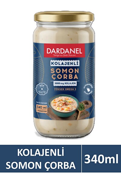 Dardanel Hazır Yemek Somon Çorba Cam Kavanoz 340 gr
